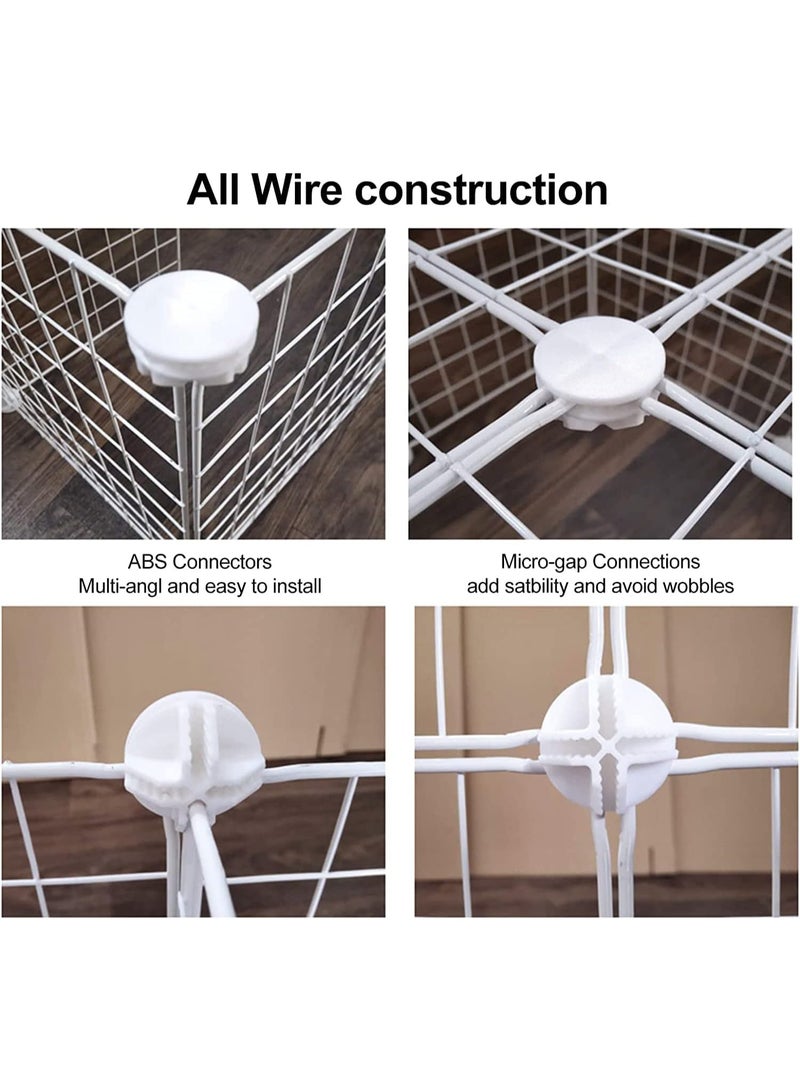 M.A&F's DIY Pet Playpen, Animal Cage Portable pet panels,Pigs, Rabbits,Dog Cage,Cat Cage Crate Fence Tent for Indoor Outdoor - Image 3